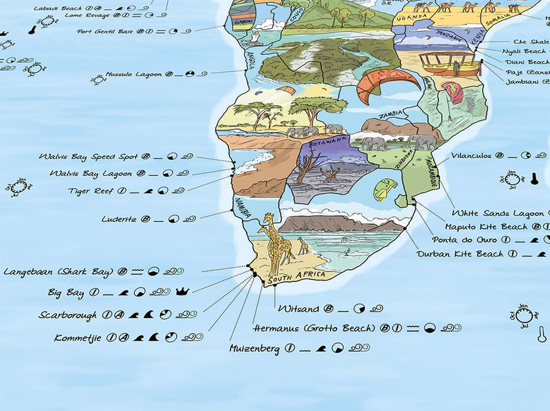 Awesome Maps | Kitesurf Karte